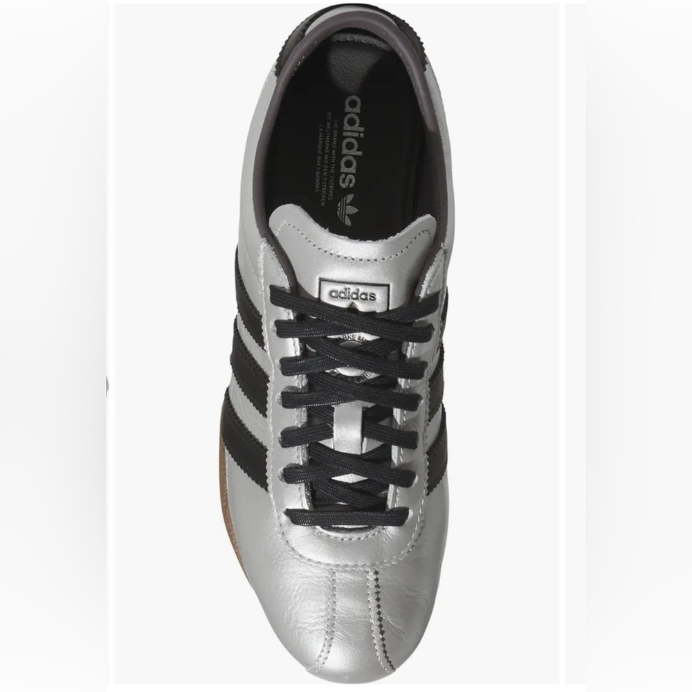 Adidas Women's Silver and Black Athletic Shoes